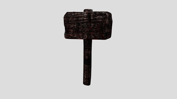 Corrupted Hammer | Rust 3D Model
