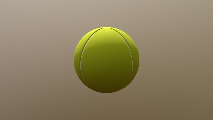 Tenis Ball 3D Model