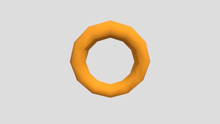 Sonic Ring 3D Model