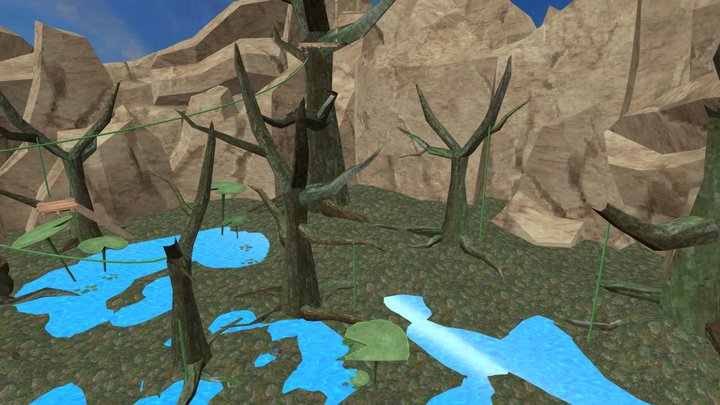 Gorilla Tag Rotating Map 1 3D Model