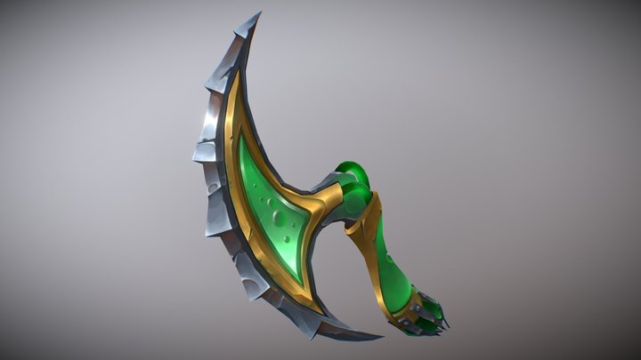 Poison Blade 3D Model