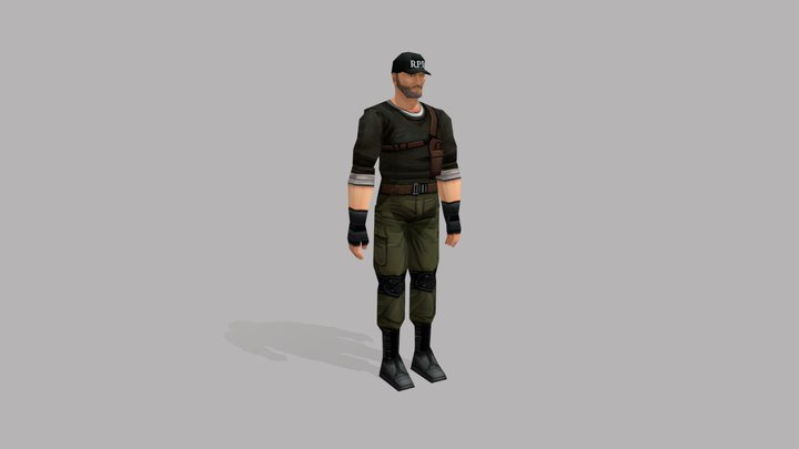 Barry Burton - Distant Memories 3D Model