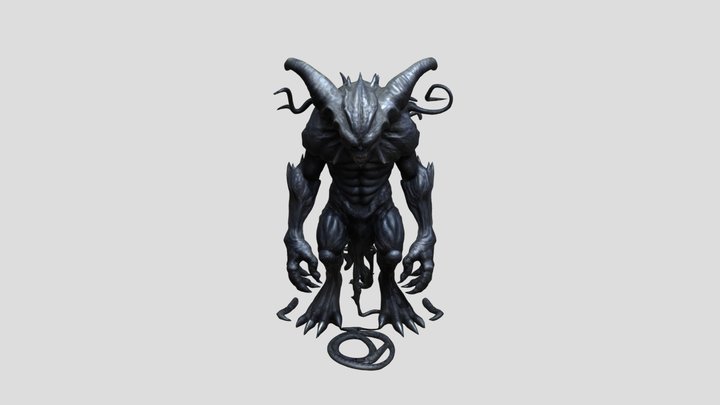 demon mutant brute 3D Model