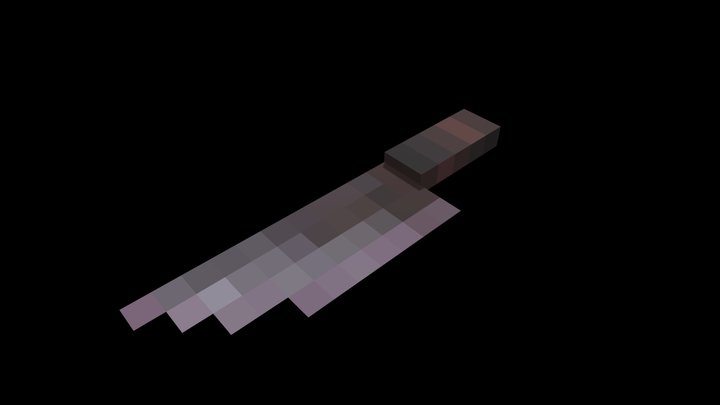Knife (Minecraft Item) 3D Model