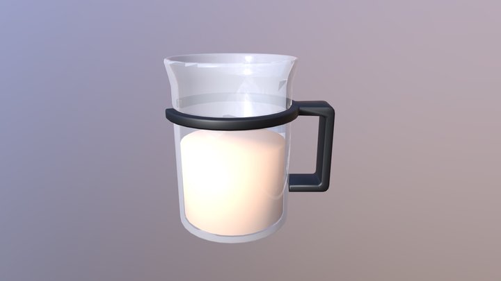 Teacup, With Earl Grey Tea, Hot 3D Model