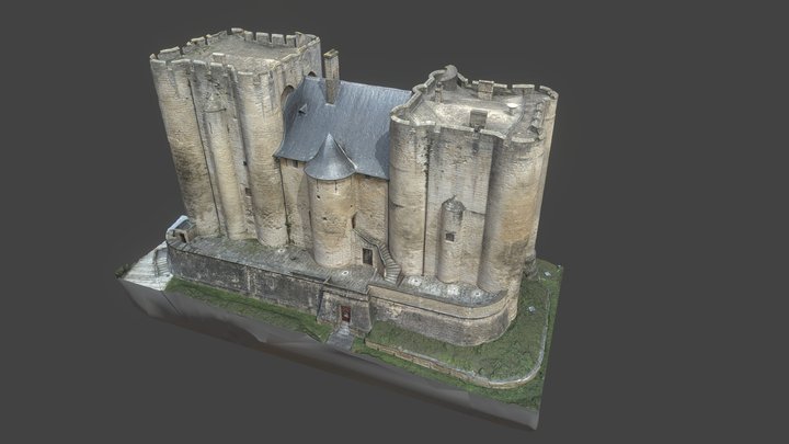 Scan Donjon Niort 3D Model