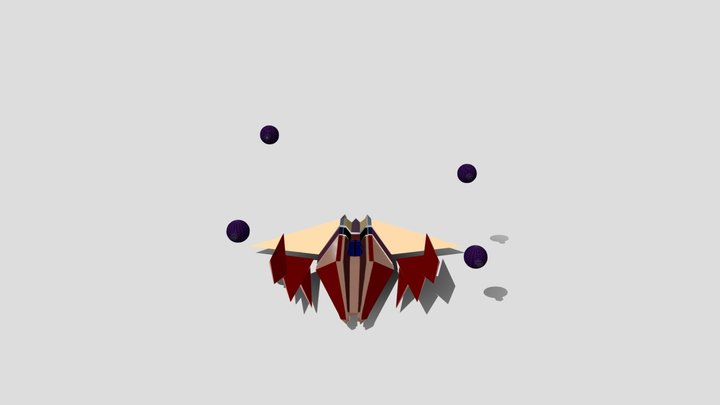 Spaceship 3D Model