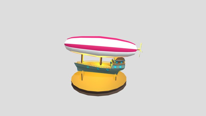 Airship 3D Model