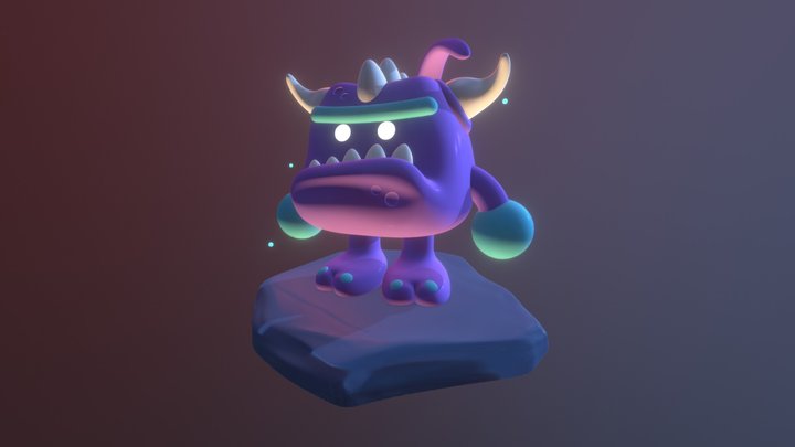 Little Monster 3D Model