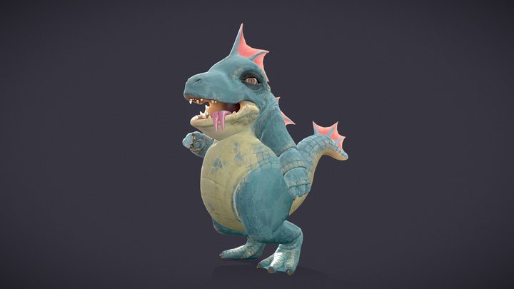 Croconaw 3D Model