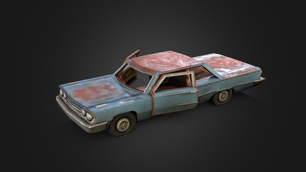 Wrecked Coupe Car Buy Royalty Free 3d Model By Renafox Kryik1023 0ed4279 Sketchfab Store 1613