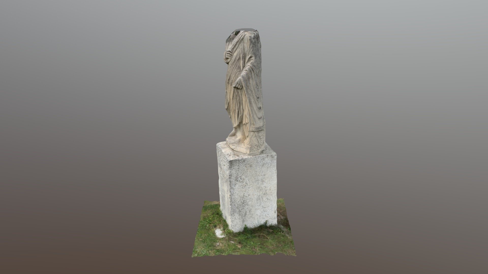 Statua Ostia Antica - 3D model by andreacora18 [0ed4488] - Sketchfab