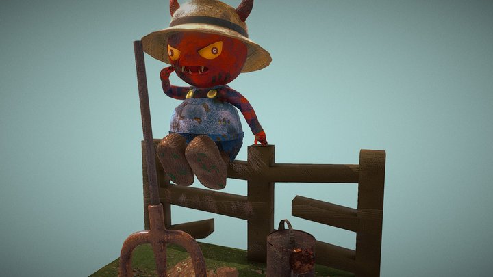 Zé Baphomet 3D Model
