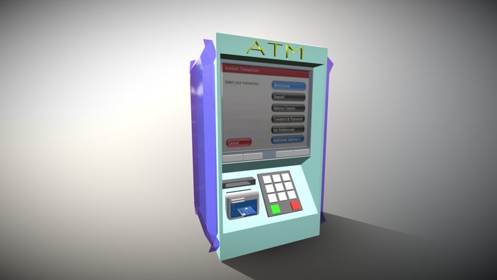 Diamond Atm 3D Model