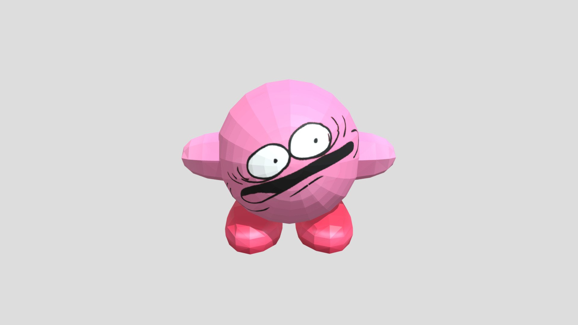 Kirby Gasping - Download Free 3D model by The Backyardigans (@20mine07 ...