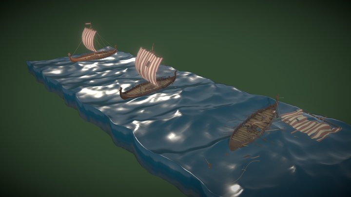 Ships 3D Model