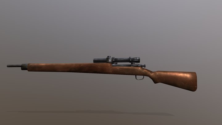 Springfield Sniper rifle - Medal of Honor: AA 3D Model