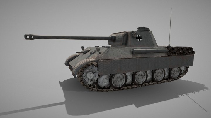 Panzerkampfwagen V Panther 3D Model