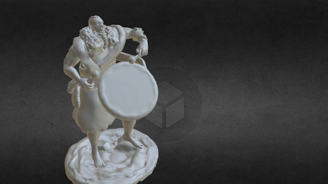 Ourok, Half-Orc Bard (for 3D printing) 3D Model