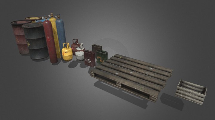 Industrial Asset Pack 3D Model