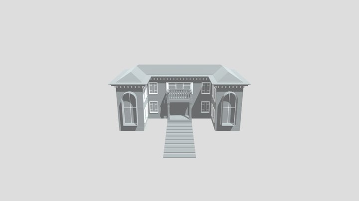 Automatic villa modelling and rendering 3D Model