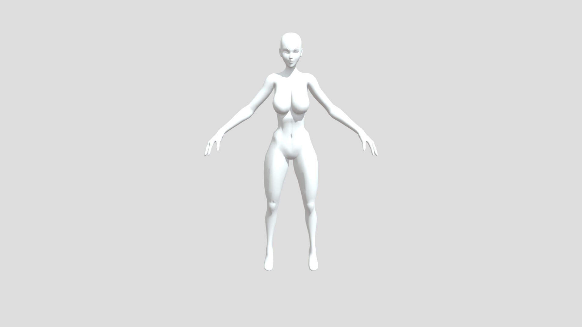 Female Base Mesh Mid Poly - Buy Royalty Free 3D model by boskonovit ...