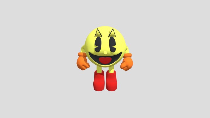 Pac-Man 3D Model
