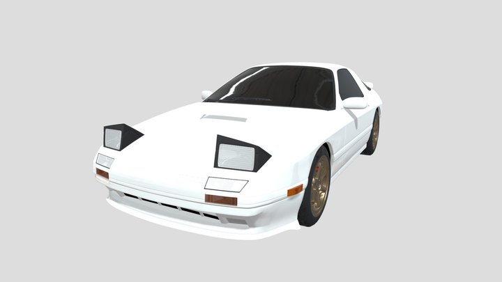 RX-7 FC3S 3D Model