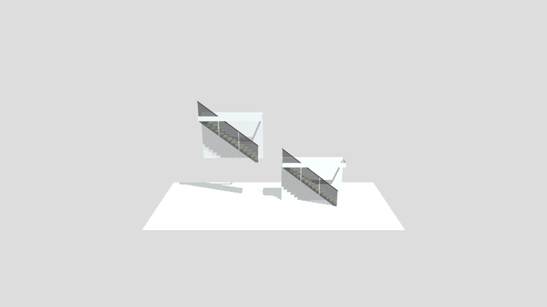 V b- cantilevered marble