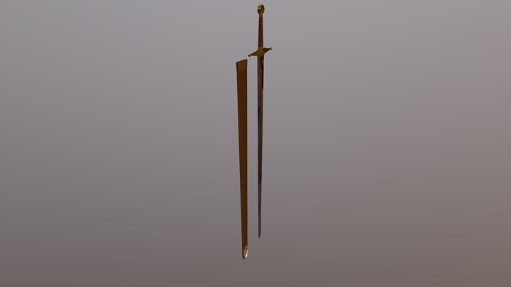 Basic sword 3D Model