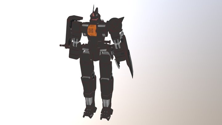 Mobile Suit Higarashi - Custom (WIP) 3D Model