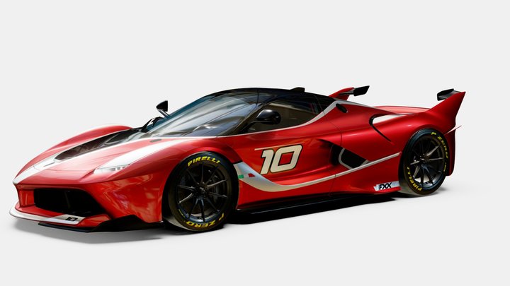 Ferrari Fxx K 2015 | www.vecarz.com 3D Model