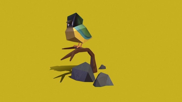 Tit Birb 3D Model
