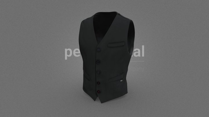Vest Series - Man 03 3D Model