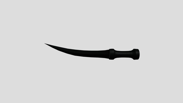 19th Century Iranian Dagger 3D Model