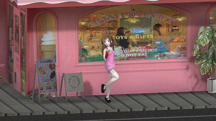 HIME AT CAFE :) 3D Model