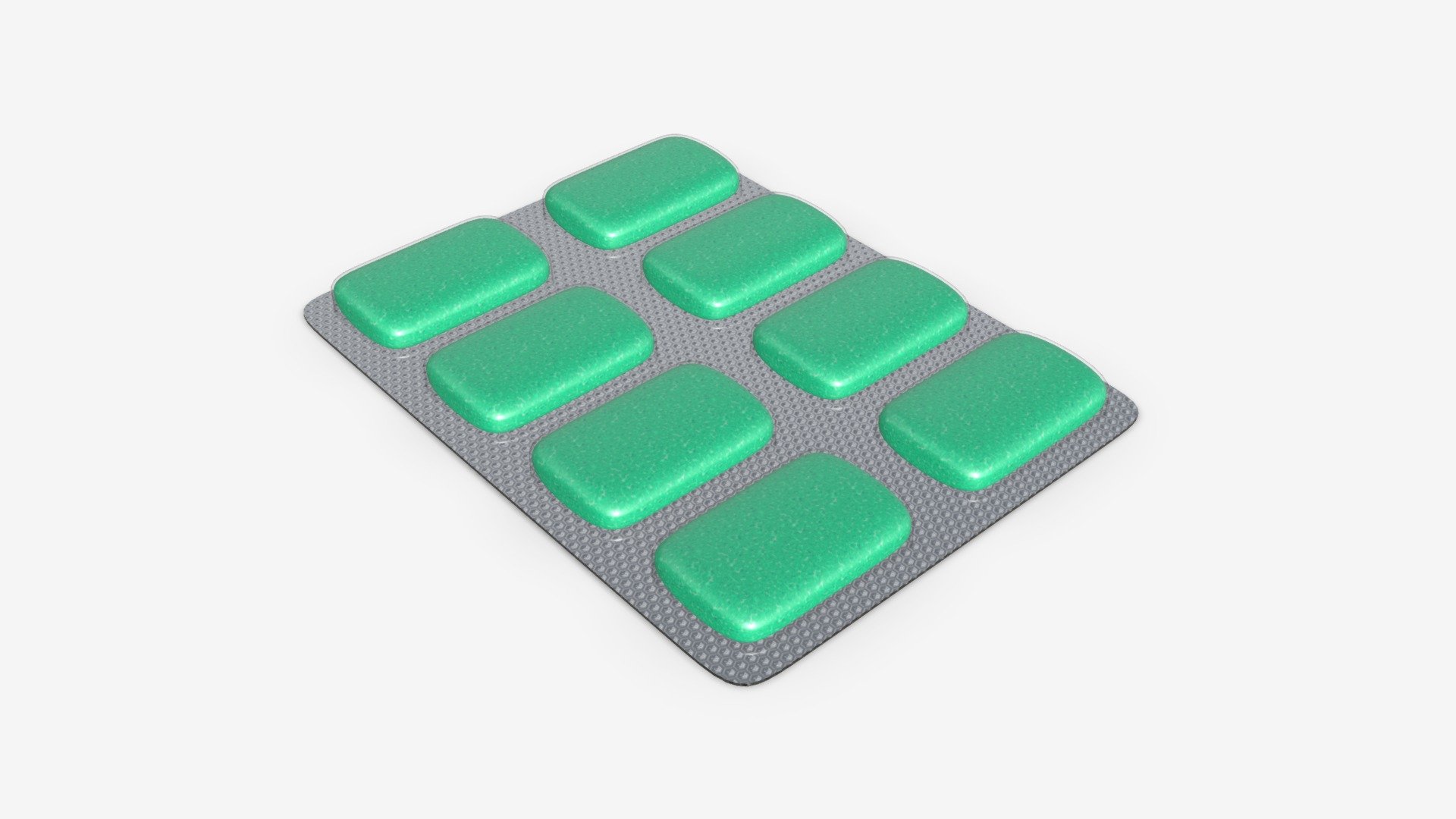 Chewing gum blister packaging