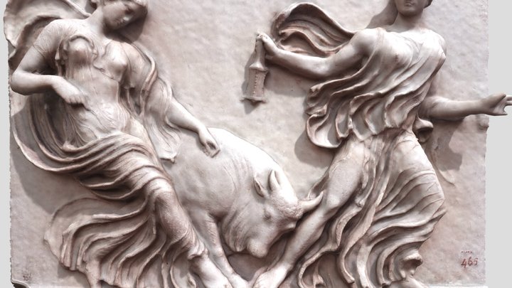 Sculpture Relief - Italy 3D Model