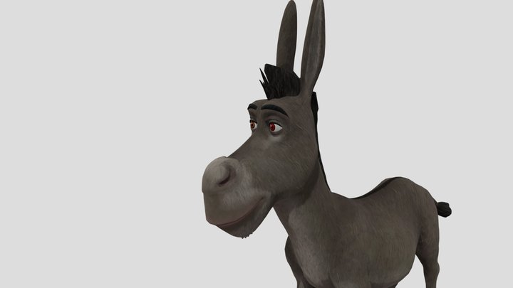 Horse that looks like a squirrel 3D Model