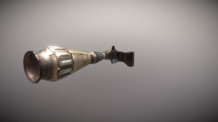 DEMP 2 Ion Carbine 3D Model