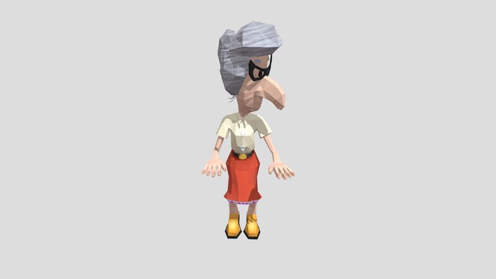 Mrs Fowl 3D Model