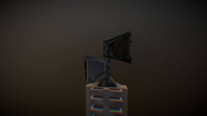 Siren Head (Mincraft) 3D Model
