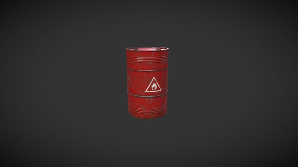 Simple Oil Barrel - Download Free 3D model by Jamey_B (@Jamey98 ...