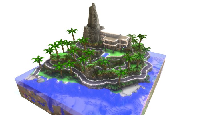 Racetracks 3D Model