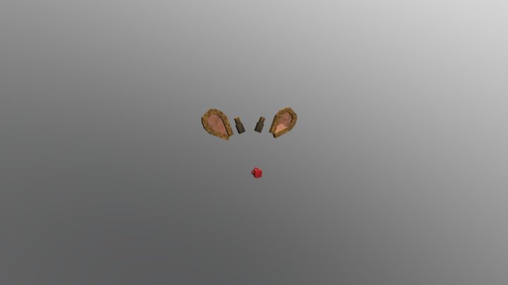 Rudolph Hat 3D Model