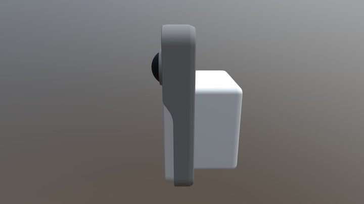 Door Station on Gangbox Mounting Video 3D Model