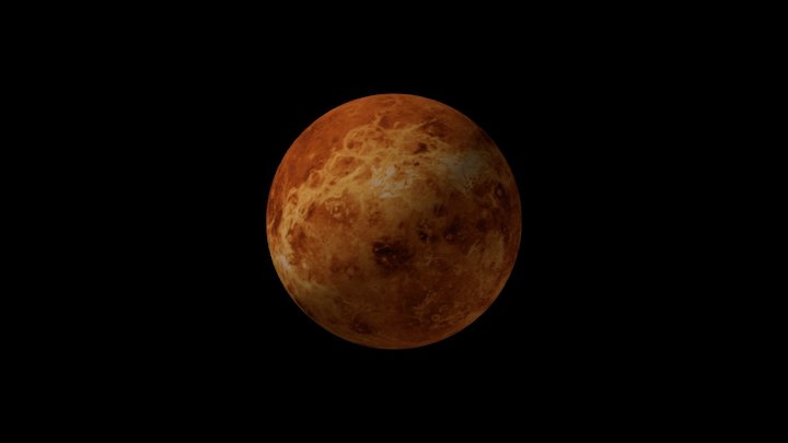 Planet Venus 3D Model