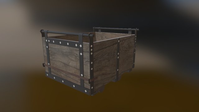Minecart 3D Model