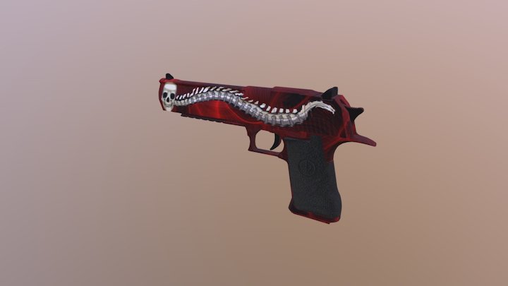 Desert eagle Obscure 3D Model