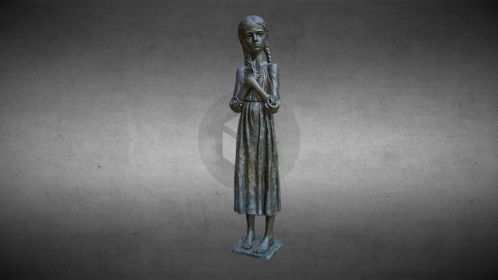 Bitter Memory Of Childhood Statue 3D Model